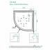 Shower Tray - Round Series 1000X1000mm Corner Shower Tray - Round Series 1000X1000mm Corner